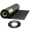 Kerti agrotextil 1,6 m x 50 m 90 g/m2 + 50 Plonos gombostű - fekete