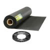 Kerti agrotextil 1,6 m x 50 m 90 g/m2 + 50 Plonos gombostű - fekete