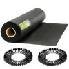 Kerti agrotextília 1,6 m x 100 m 90 g/m2 + 100 Plonos gombostű - fekete