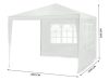 Kerti pavilon 2 fal 3 x 3 m fehér Plonos