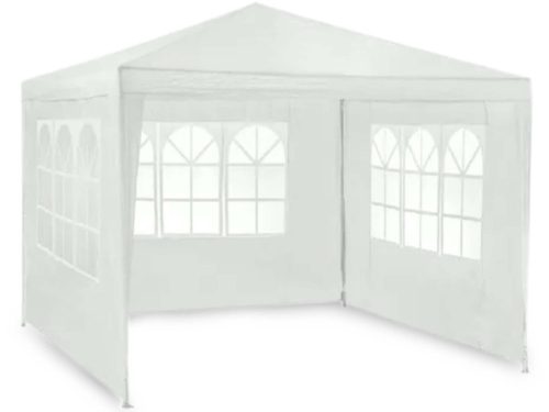 Kerti pavilon 3 fal 3 x 3 m fehér Plonos