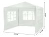 Kerti pavilon 3 fal 3 x 3 m fehér Plonos
