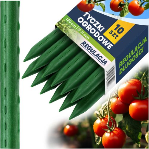 Növénykarók 120 cm Plonos PL-940 zöld 10db