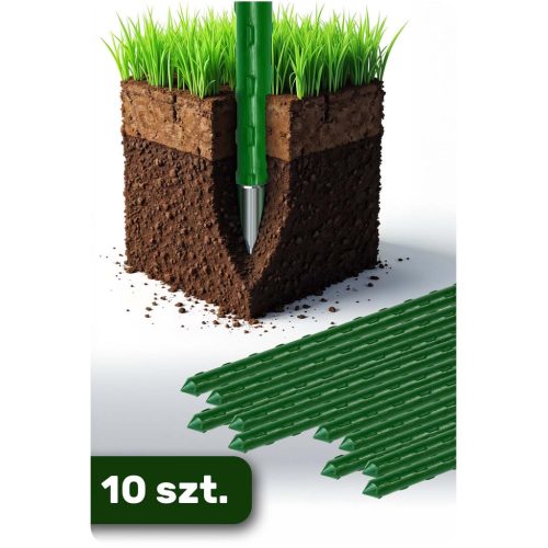 Növénykarók 120 cm Plonos PL-940 zöld 10db