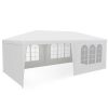 Kerti pavilon 6 fal 3 x 6 m fehér Plonos