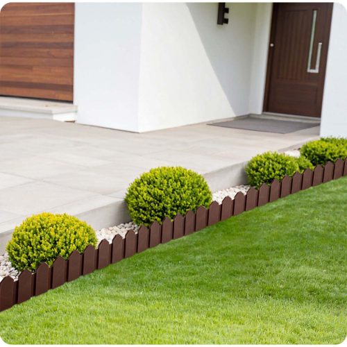 Plonos kerti szegély 240 cm PL-960 barna