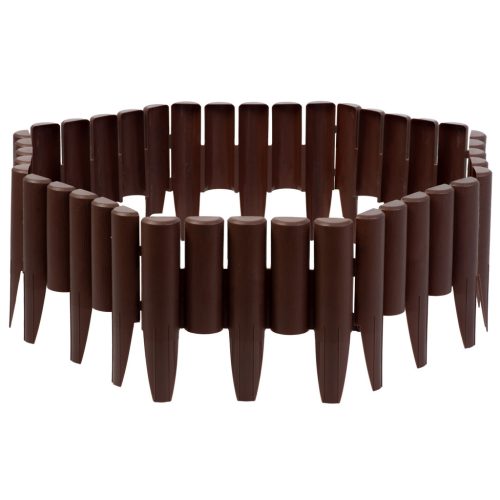 Plonos kerti szegély 220 cm PL-961 barna