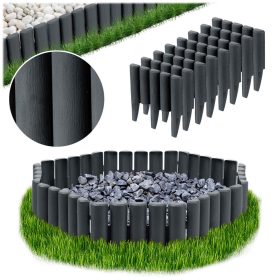 Plonos kerti szegély 220 cm PL-961 szürke