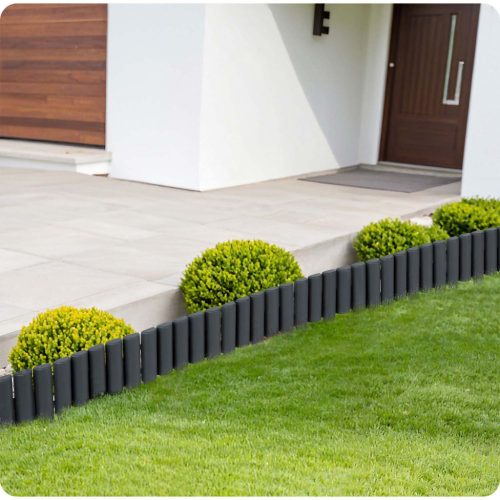 Plonos kerti szegély 220 cm PL-961 szürke