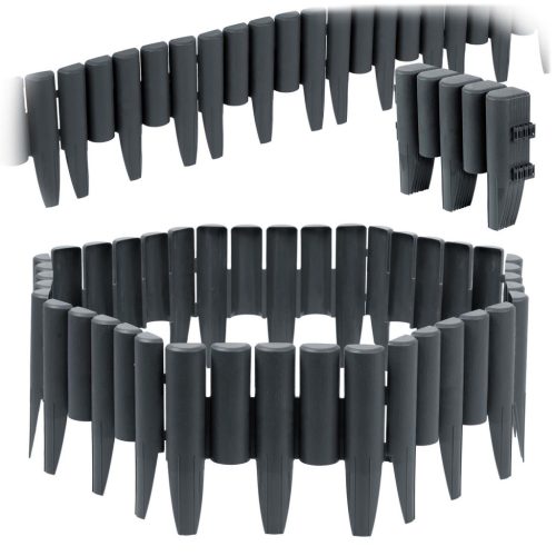 Plonos kerti szegély 220 cm PL-961 szürke