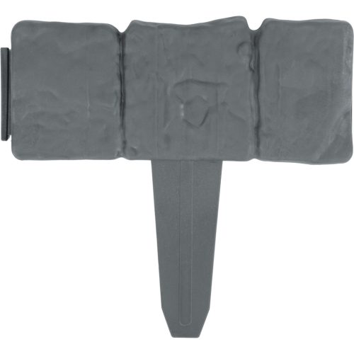 Plonos kerti szegély 250 cm PL-962 szürke