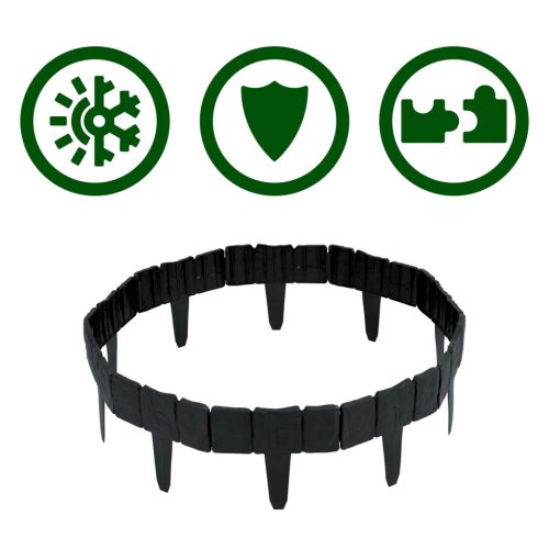 Plonos kerti szegély 250 cm PL-962 antracit