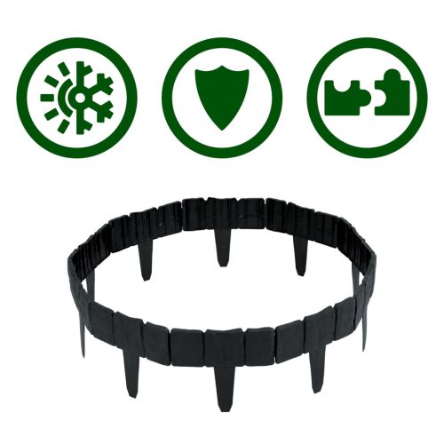 Plonos kerti szegély 250 cm PL-962 antracit