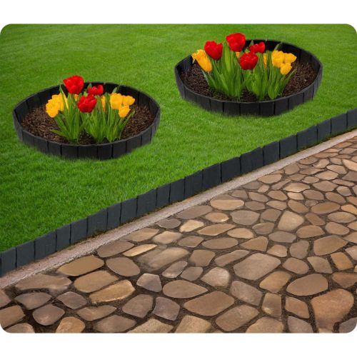 Plonos kerti szegély 250 cm PL-962 antracit