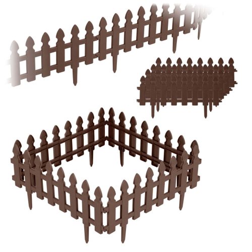 Plonos kerti szegély 240 cm PL-963 barna