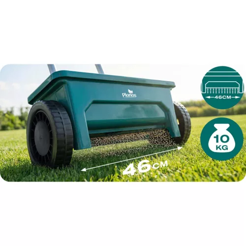 Fűmagvetőgép, műtrágyaszóró, kézi, 12l, Plonos PL-980