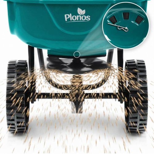 Fűmagvetőgép, kézi műtrágyaszóró, 27l, Plonos PL-981