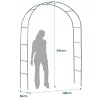 Kerti pergola ív 240 cm Plonos PL-990