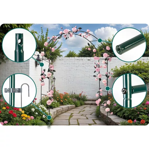 Kerti pergola ív 240 cm Plonos PL-990
