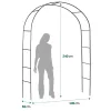 Kerti pergola ív 240 cm Plonos PL-990