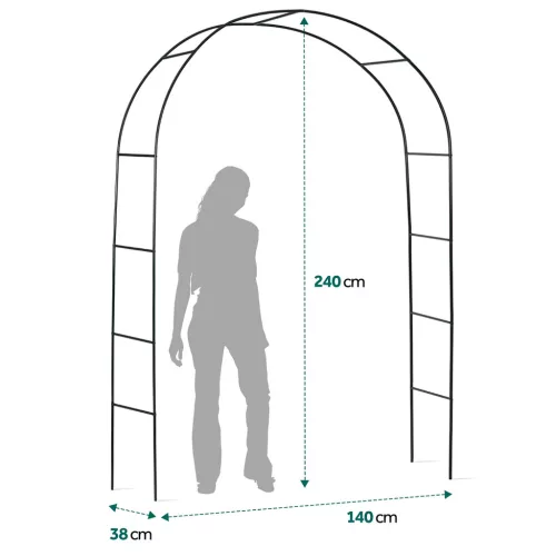 Kerti pergola ív 240 cm Plonos PL-990