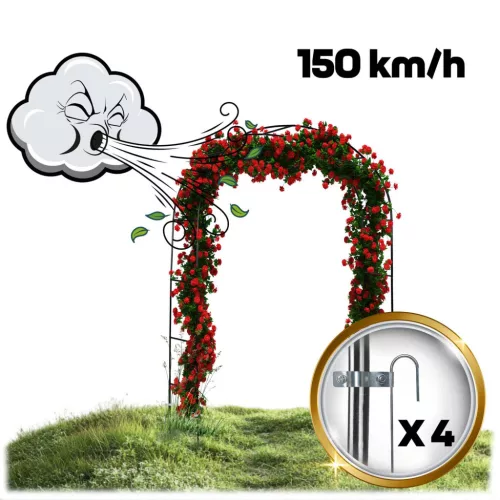Kerti pergola ív 240 cm Plonos PL-990