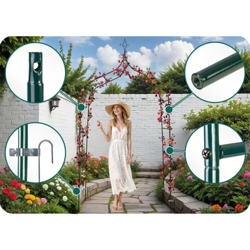 Kerti pergola ív 265 cm Plonos PL-991
