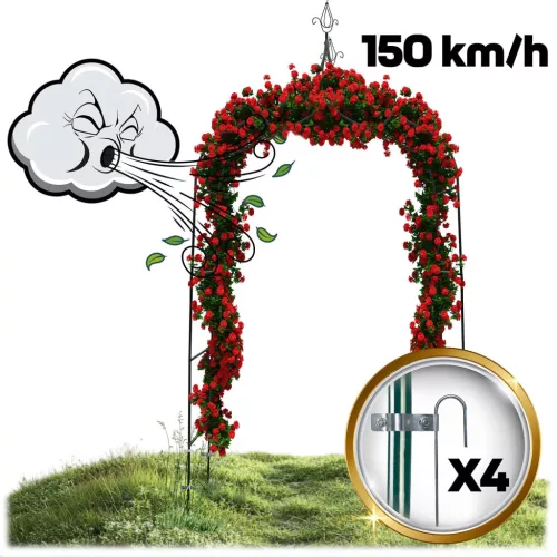 Kerti pergola ív 265 cm Plonos PL-991