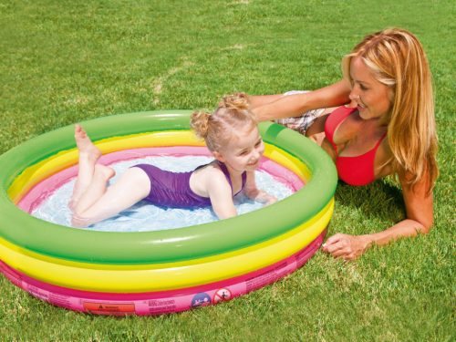 Színes felfújható medence 102 x 25 cm Bestway 51104