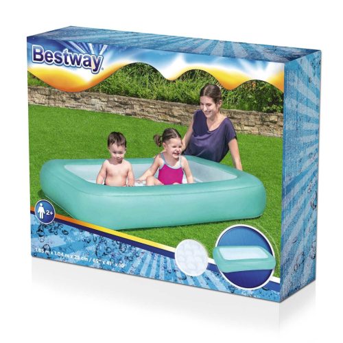 Felfújható medence 165 x 104 x 25 cm 2 színben Bestway 51115 kék