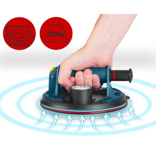 Vákuumos tapadókorong kézi pumpával, 200 kg-ig - Humberg HM-161 