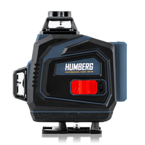 4D lézeres szintező tokkal és tartozékokkal, 16 zöld lézersugár, önszintező funkció, távirányító, két 2400 mAh-s Li-Ion akkumulátor - Humberg HM-170