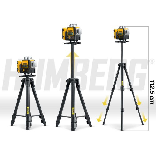 Keresztvonalas lézer tokban + Humberg HM-171 állvány