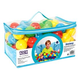   Bestway Műanyag Játéklabdák,100db, 6,5 cm - Bestway 52027