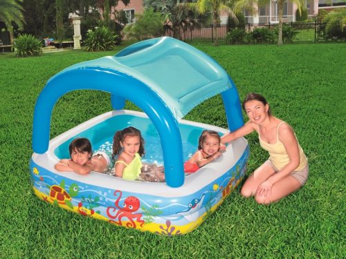 Gyermekmedence tetővel 140 x 140 x 114 cm Bestway 52192