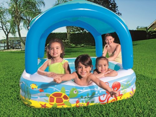 Gyermekmedence tetővel 140 x 140 x 114 cm Bestway 52192