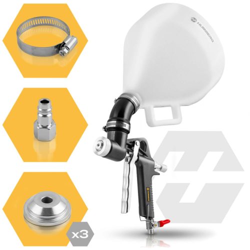 Humberg HM-259 6 literes pneumatikus szórópisztoly falak vakolásához és festéséhez