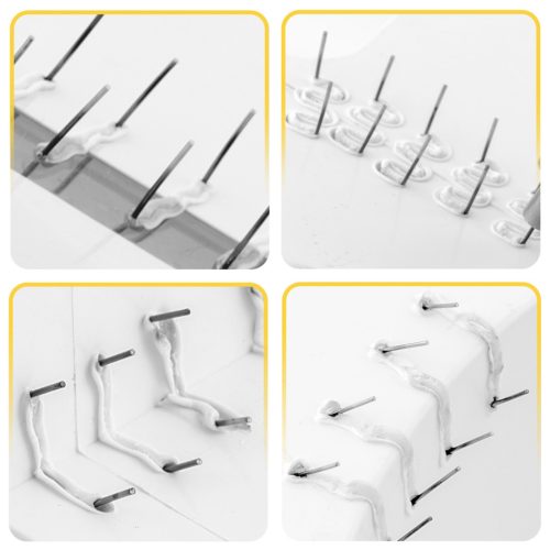 Kapcsok készlet műanyag hegesztőgéphez, 800 db Humberg