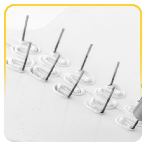 Kapcsok műanyag hegesztőgéphez, 600 db, A típus, Humberg