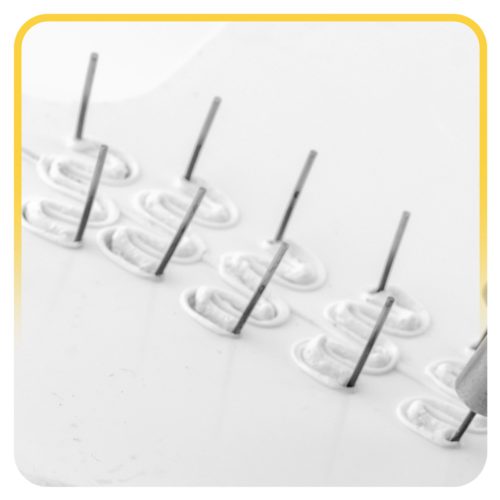 Kapcsok műanyag hegesztőgéphez, 600 db, A típus, Humberg