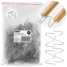   Kapcsok műanyag hegesztőgéphez, 100 db, B típusú Humberg