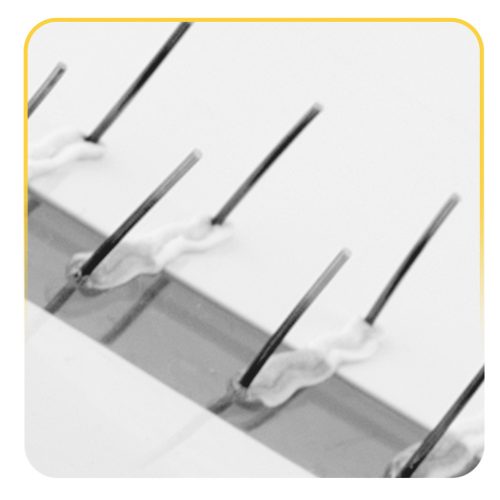 Kapcsok műanyag hegesztőgéphez, 100 db, C típusú, Humberg