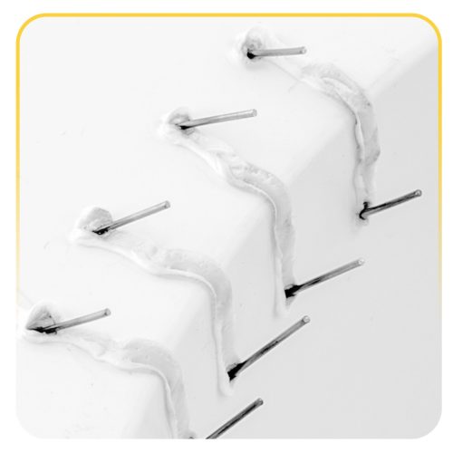 Kapcsok műanyag hegesztőgéphez, 100 db, D típusú Humberg