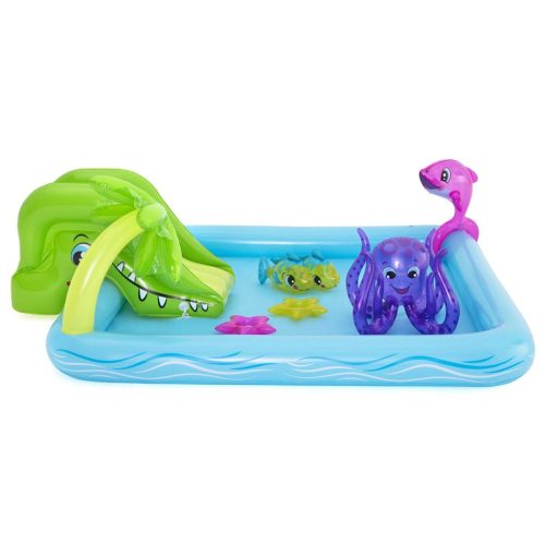 Felfújható játszómedence gyerekeknek, Fantastic Aquarium Play Center, 239 x 206 x 86 cm - Bestway 53052