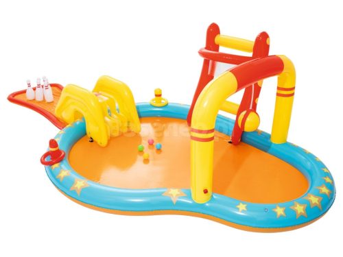 Felfújható játszótér éjszakai tábor 435 x 213 x 117 cm Bestway 53068