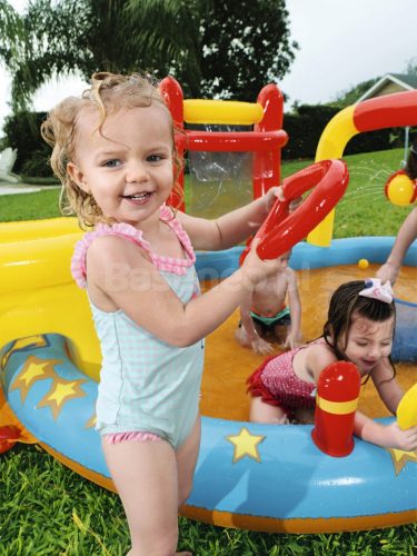 Felfújható játszótér éjszakai tábor 435 x 213 x 117 cm Bestway 53068