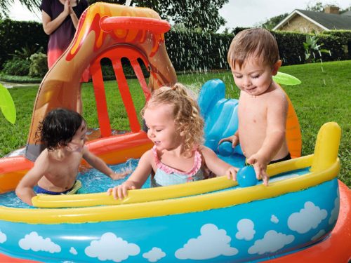 Lava Lagoon felfújható játszótér 265 x 265 x 104 cm Bestway 53069