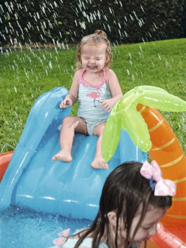 Lava Lagoon felfújható játszótér 265 x 265 x 104 cm Bestway 53069