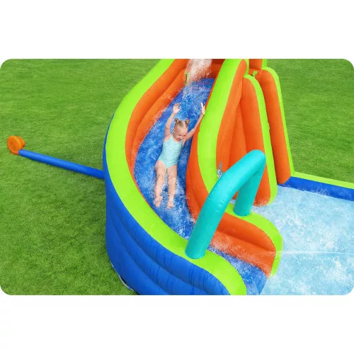 Mega Park felfújható játszótér 365 x 320 x 270 cm Bestway 53408