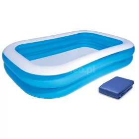   Családi felfújható medence 262 x 175 x 51 cm Bestway 54006 + burkolat